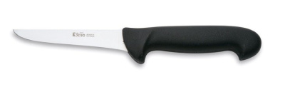 Нож кухонный обвалочный 130мм Jero черная рукоять 1205P3