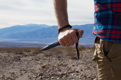 Нож охотничьи Кизляр Суприм Enzo D2 Black Titanium