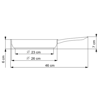 СКОВОРОДА ИЗ НЕРЖАВЕЮЩЕЙ СТАЛИ KOLIMAX KLASIK Ø26 СМ 2,5 Л 104052