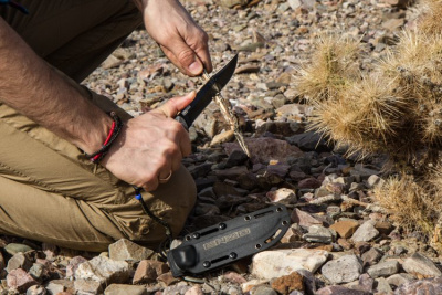 Нож охотничьи Кизляр Суприм Enzo D2 Black Titanium